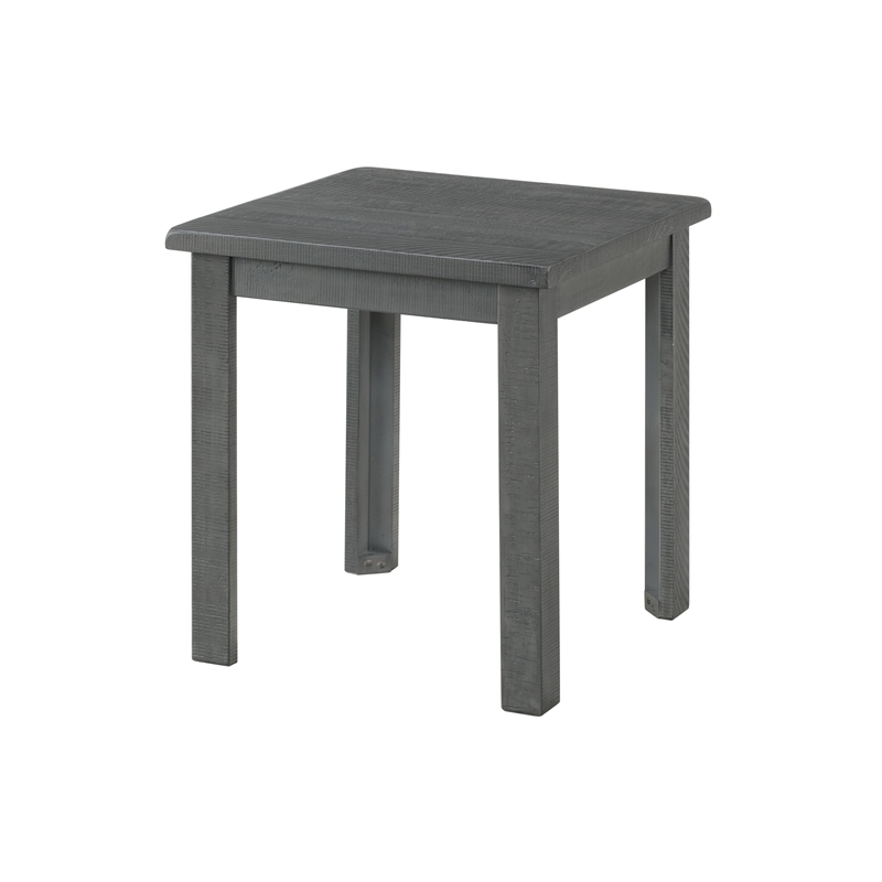 Martin Svensson Home Ventura Solid Wood Gray Coffee Table + 2 End Table Set