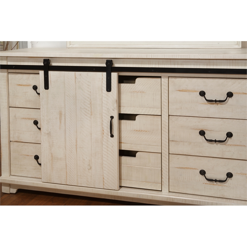 Martin Svensson Home Coastal Farmhouse 9 Drawer Dresser Antique White