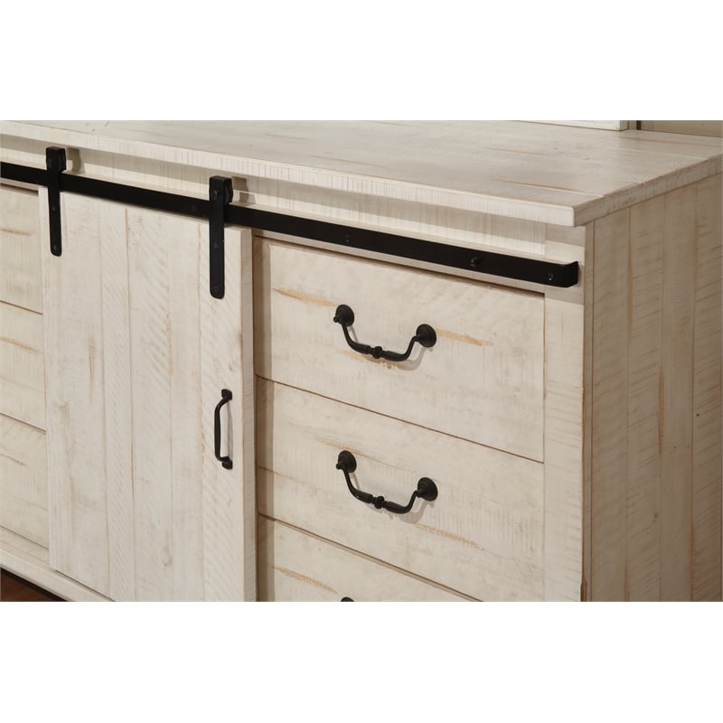 Martin Svensson Home Coastal Farmhouse 9 Drawer Dresser Antique White