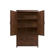 Martin Svensson Home La Jolla 3 Drawer Armoire Coffee Brown Walnut