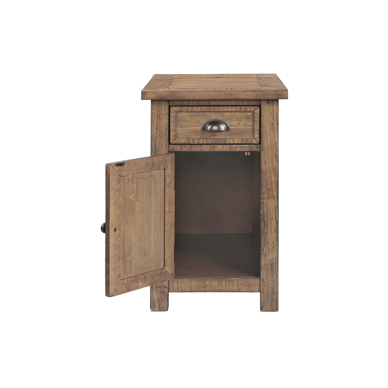 Martin Svensson Home Monterey Chairside Table with Power Natural