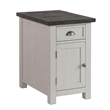 Martin Svensson Home Monterey Chairside Table White and Gray
