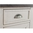 Martin Svensson Home Monterey Chairside Table White and Gray