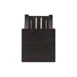 Martin Svensson Home Barn Door Chairside Table with Power Espresso Brown
