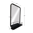 Martin Svensson Home Coltan 20 x 28 in. Mirror with Shelf Oil Rubbed Bronze