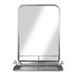 Martin Svensson Home Coltan 20 x 28 in. Mirror with Shelf Antique Pewter