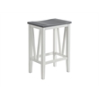 Martin Svensson Home Del Mar 5 Piece Table and Stool Set White and Grey