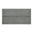 Martin Svensson Home Beach House Dove Gray Flip Top Trunk Wood Coffee Table
