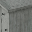 Martin Svensson Home Beach House Dove Gray Wood Chairside Table with Power
