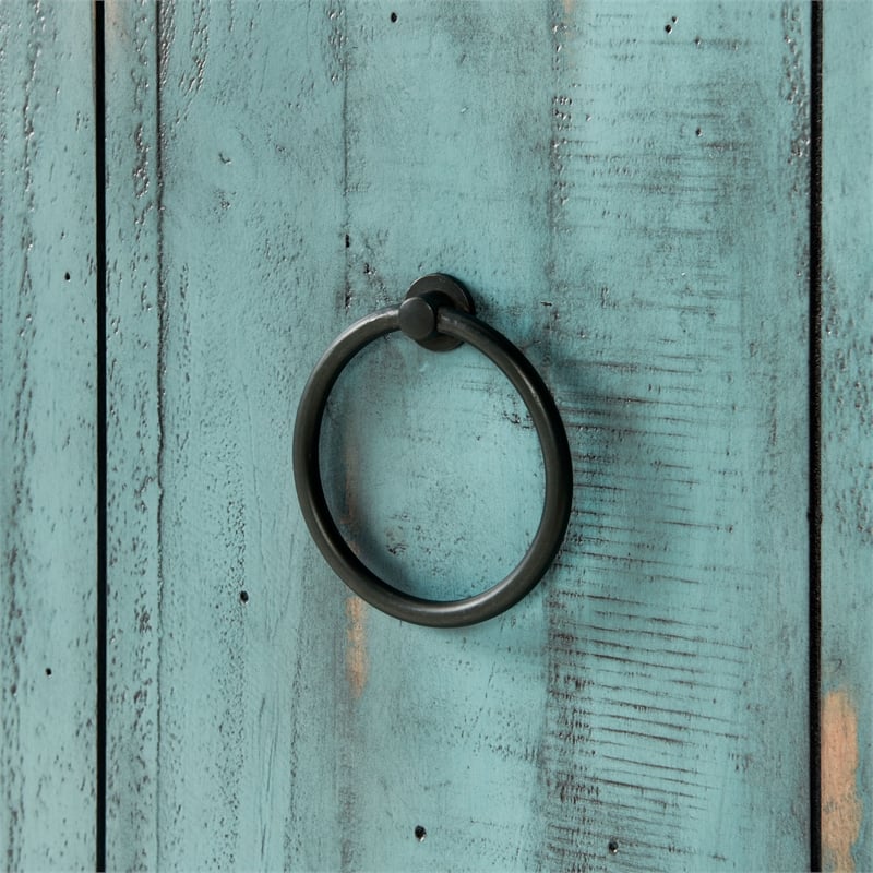 Martin Svensson Home Garden District Rustic Turquoise Solid Wood 65