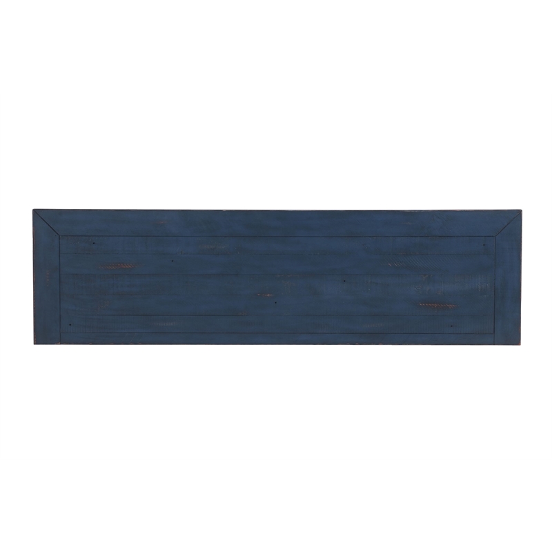 Martin Svensson Home Garden District Rustic Blue Solid Wood 65