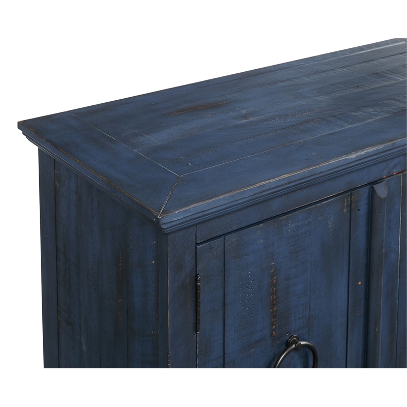 Martin Svensson Home Garden District Rustic Blue Solid Wood 65
