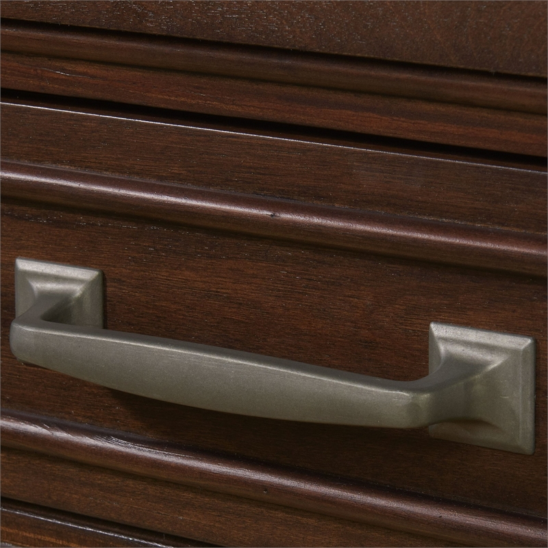 Martin Svensson Home Del Mar Coffee Walnut File Cabinet with Fingerprint Lock