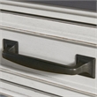 Martin Svensson Home Del Mar White and Grey File Cabinet with Fingerprint Lock