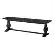 Martin Svensson Home Napa Solid Wood Black Dining Bench
