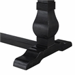 Martin Svensson Home Napa Solid Wood Black Trestle Table w/Extendable Leaf