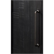 Martin Svensson Home Napa Solid Wood Black Dining Server with Fireplace