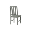 Beach House Solid Wood Dove Gray Dining Chair (Set of 2)