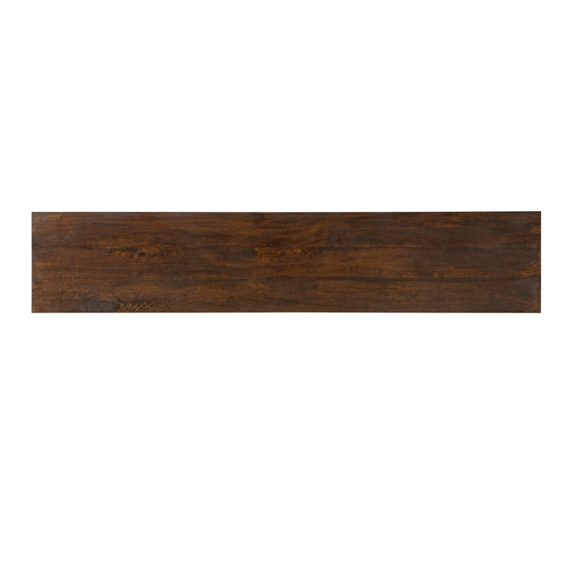 Modena 59-Inch 4-Door Mid-Century Modern Solid Wood Walnut Finish TV Stand