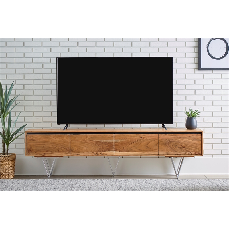 Martin Svensson Home Maranello 4-Door Wood TV Stand for TVs up to 85