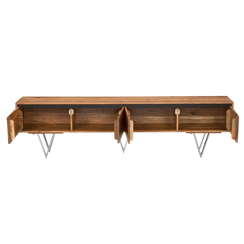 Martin Svensson Home Maranello 4-Door Wood TV Stand for TVs up to 85