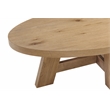 Martin Svensson Home BoHo Oval Wood Coffee Cocktail Table in Natural Prairie Oak