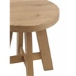 Martin Svensson Home BoHo Round Wood End Side Table in Natural Prairie Oak
