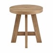 Martin Svensson Home BoHo Round Wood End Side Table in Natural Prairie Oak