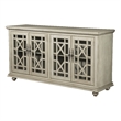 Martin Svensson Home Marche Antique Silver 2-Door Wood TV Stand
