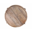 Martin Svensson Home Hemingway Round Tray Top Wood End Table in Natural