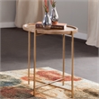 Martin Svensson Home Hemingway Round Tray Top Wood End Table in Natural