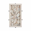 View Point Stone Top Table with Wood Frame - White Agate and White Wood