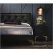 Ciara Modern Mid-Century Platfoam Bed Full Size