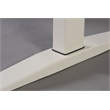 Adjustable Height Standing Office Desk  MDF Melamine Top In White Color