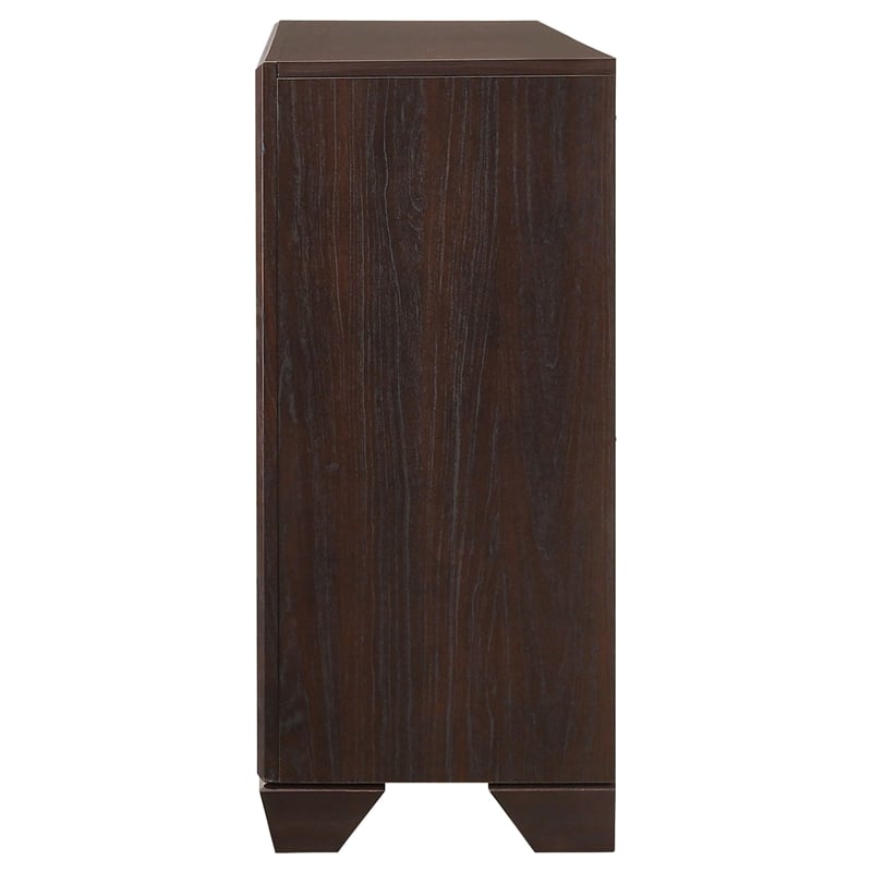 Stonecroft Furniture Elizabeth 6 Drawer Dresser in Dark Cocoa