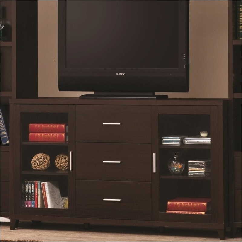 Stonecroft Furniture Martin Wood TV Stand for TVs up to 46