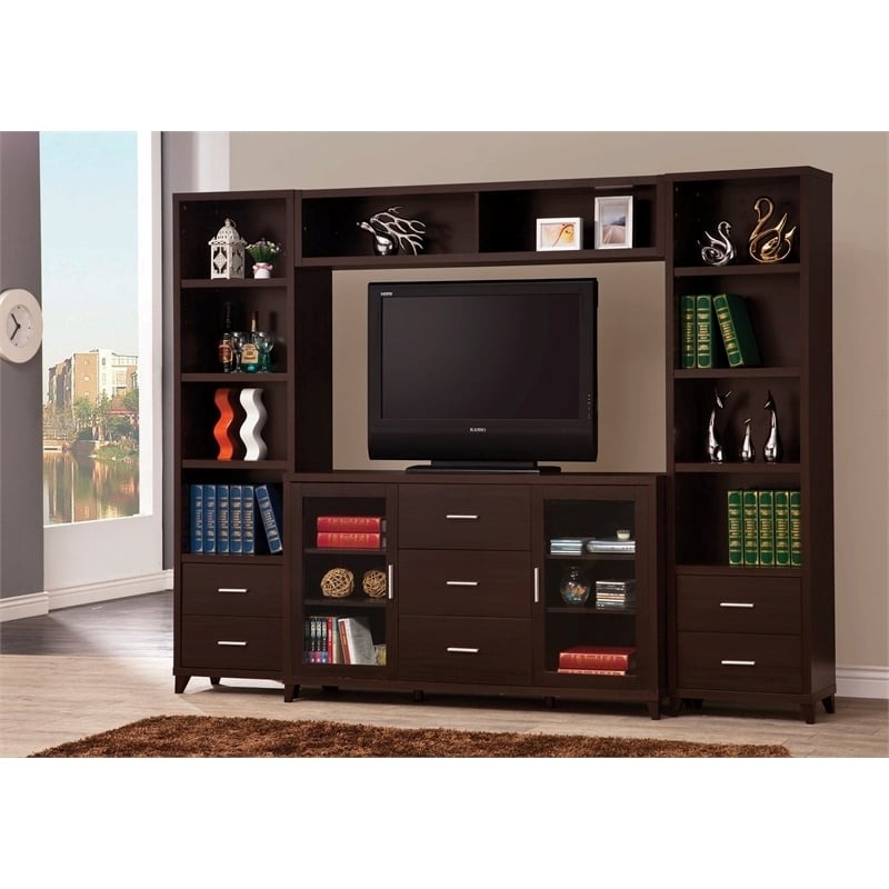 Stonecroft Furniture Martin Wood TV Stand for TVs up to 46