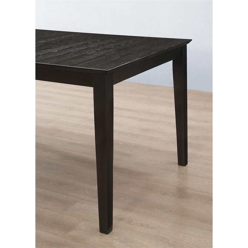 Stonecroft Furniture Kings Drive 5 Piece Rectangular Dining Set in Black