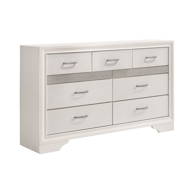 Stonecroft Furniture Wood White Queen Bedroom Set Storage