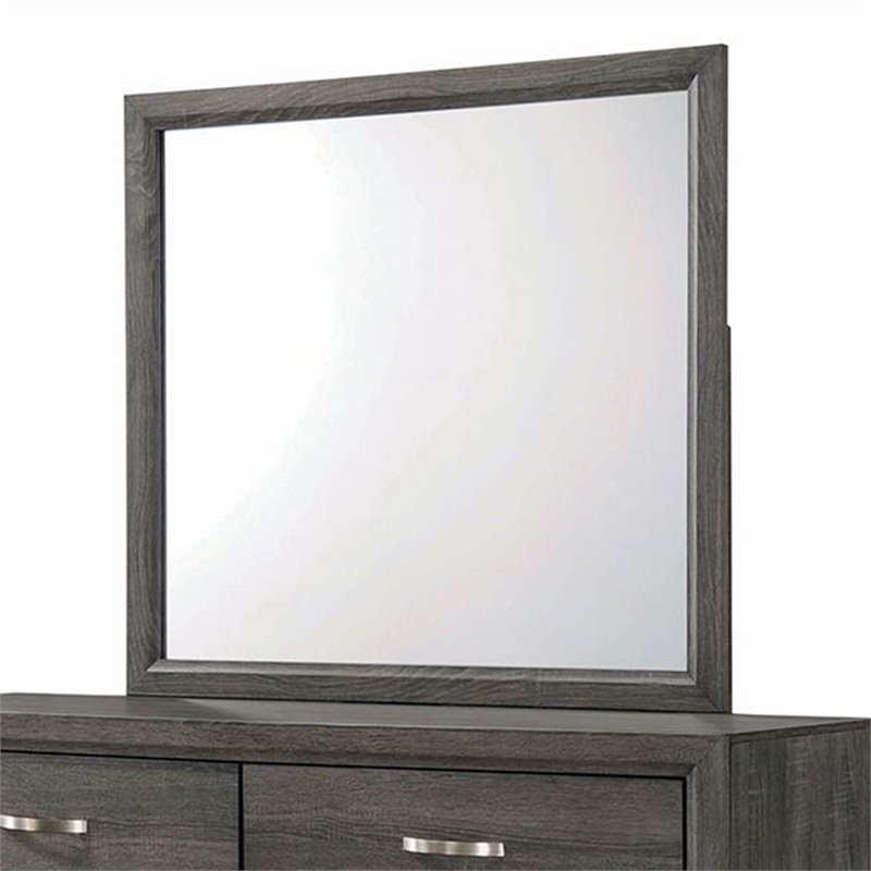 Stonecroft Furniture Gray Oak Bedroom Set Traditional 5-Piece Queen