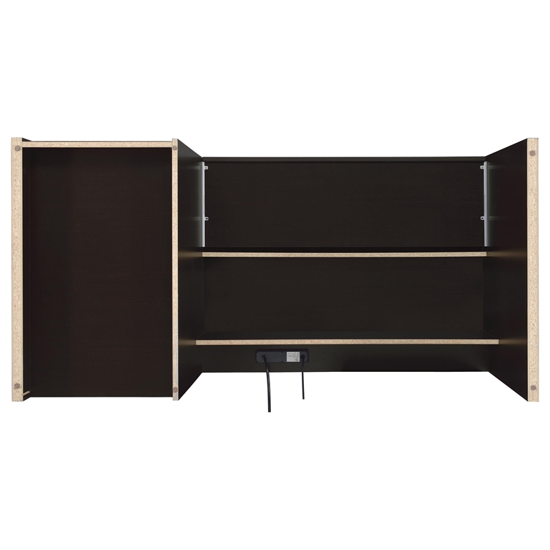 Stonecroft Furniture Contemporary Wood Connect It Computer Desk in Cappuccino