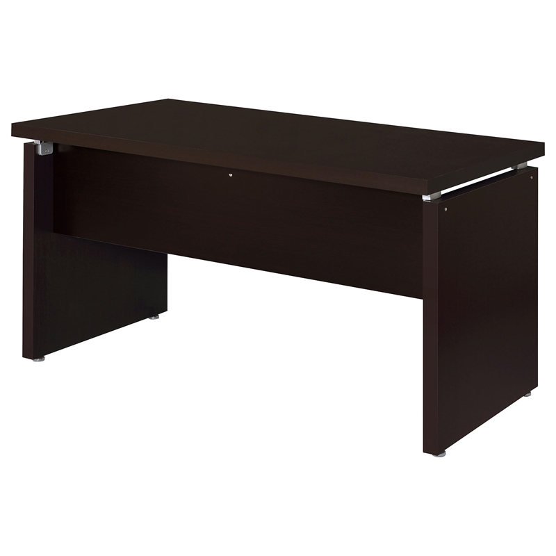 Stonecroft Furniture Contemporary Computer Desk in Cappuccino