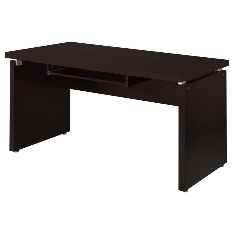 Stonecroft Furniture Contemporary Computer Desk in Cappuccino