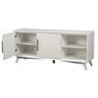 Alpine Furniture Tranquility Wood TV Console in White