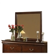 Alpine Furniture West Haven Wood Mirror in Cappuccino (Brown)