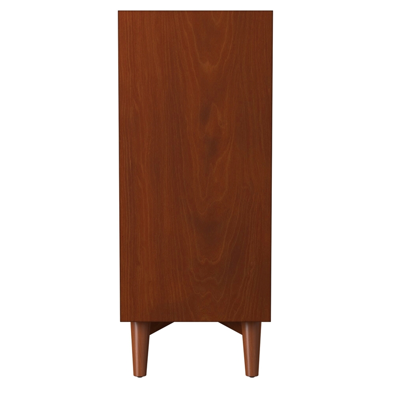 Alpine Furniture Flynn Mid Century Multi-Function Chest in Acorn (Brown)