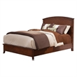 Alpine Furniture Baker California King Wood Panel Bed in White