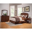 Alpine Furniture Baker Standard King Wood Panel Bed in White