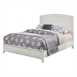 Alpine Furniture Baker Standard King Wood Panel Bed in White