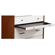 Alpine Furniture Flynn Mid Century Multi-function Wood Chest in Acorn-White